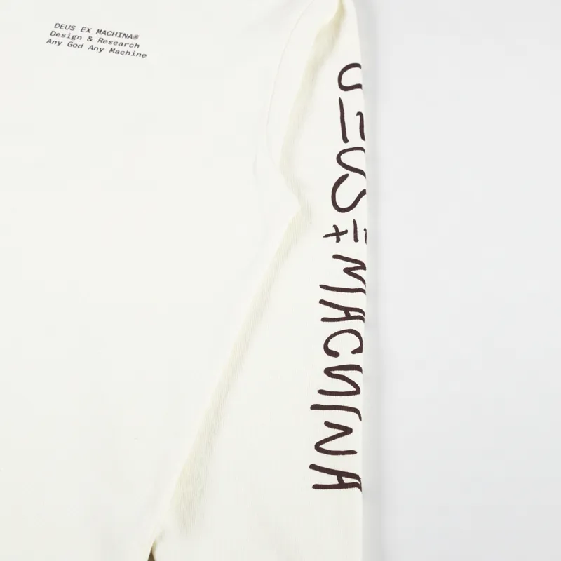 Deus Ex Machina Nimbus Long Sleeve T Shirt Dirty White-5