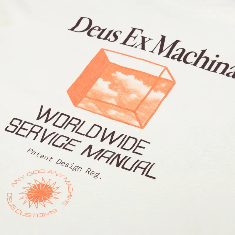Deus Ex Machina Nimbus Long Sleeve T Shirt Dirty White-4