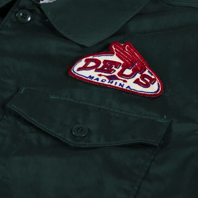 Deus Ex Machina Foreman Shirt Work Green-2