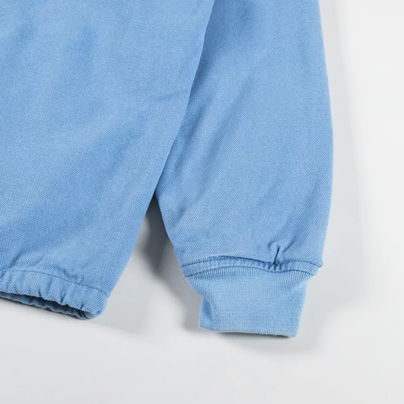 Deus Ex Machina Heavyweight Canvas Coach Jacket Blue Heaven-11