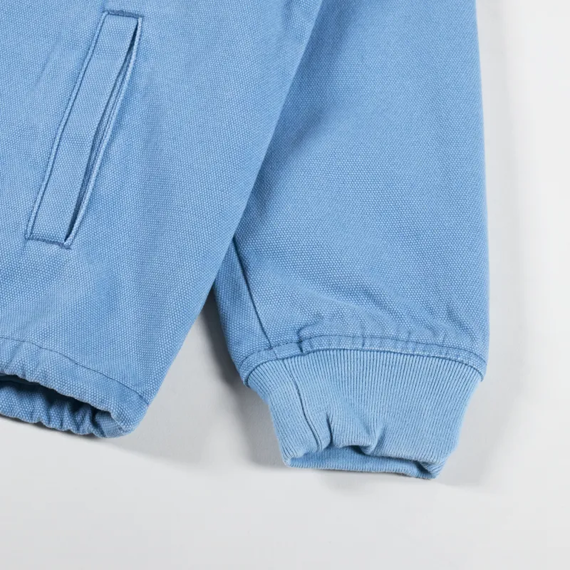 Deus Ex Machina Heavyweight Canvas Coach Jacket Blue Heaven-6