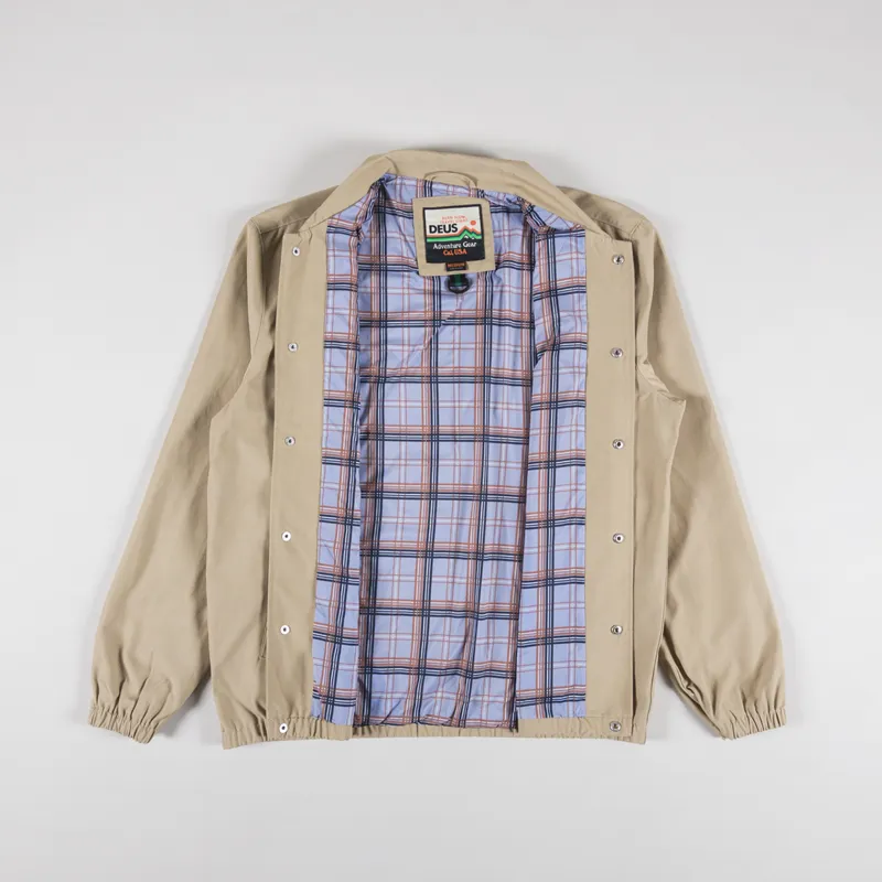 Deus Ex Machina Jarvis Coach Jacket Khaki-5