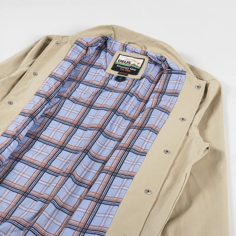 Deus Ex Machina Jarvis Coach Jacket Khaki-7