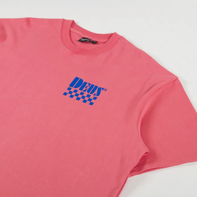 Deus Ex Machina Trip T Shirt Raspberry-3