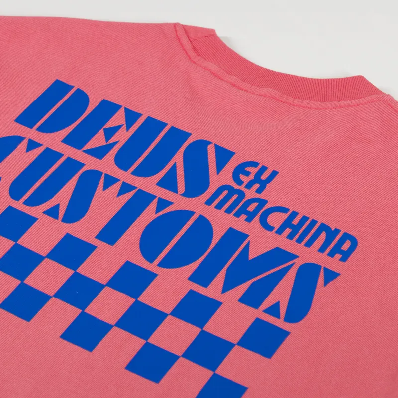 Deus Ex Machina Trip T Shirt Raspberry-4