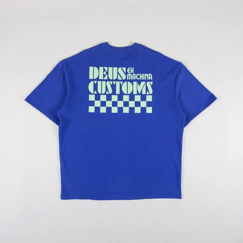 Deus Ex Machina Trip T Shirt True Blue