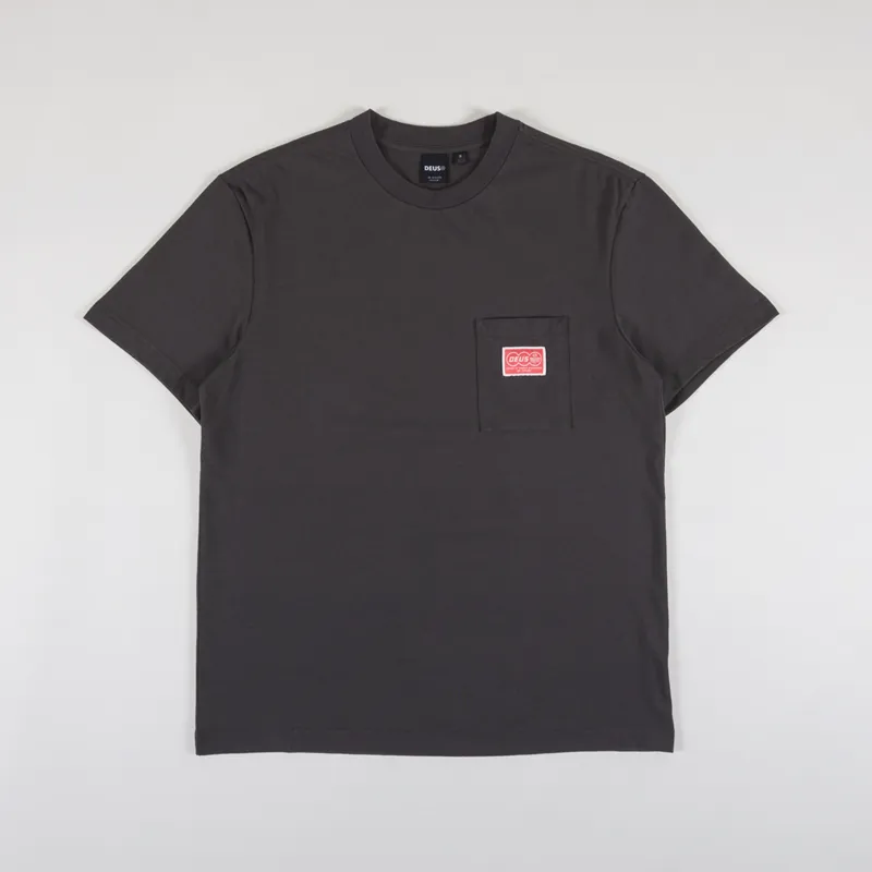 Deus Ex Machina Venture Pocket T Shirt Anthracite