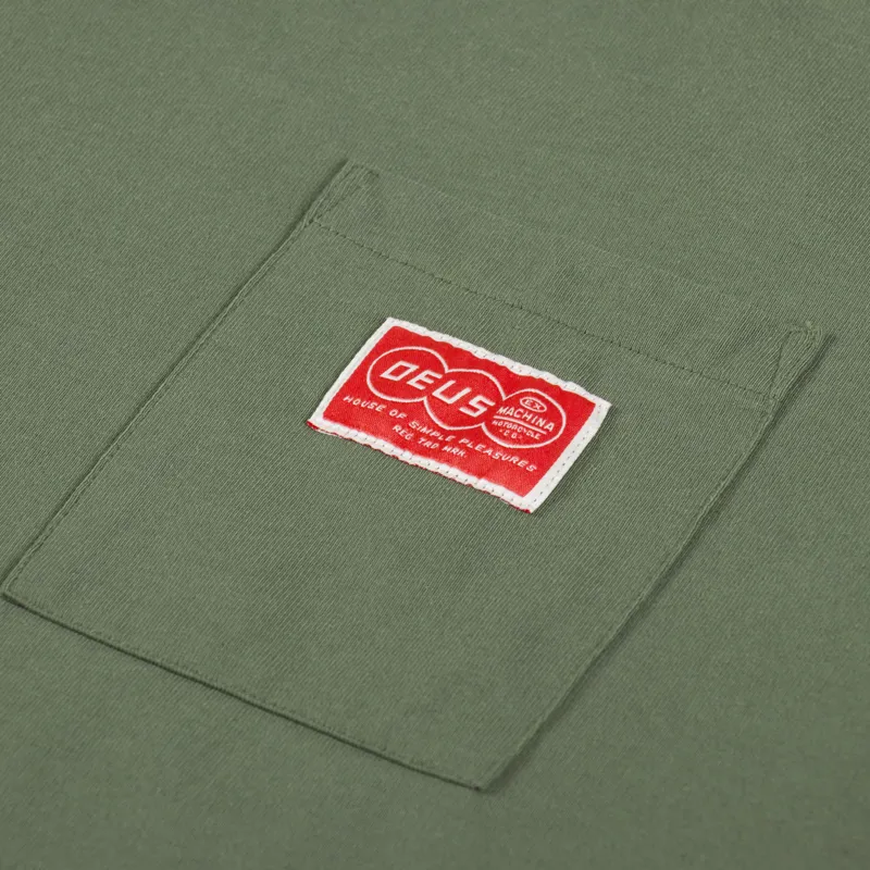 Deus Ex Machina Venture Pocket T Shirt Clover-2