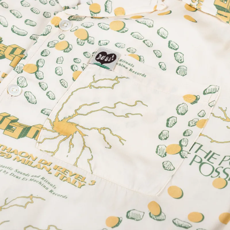 Deus Ex Machina Smithson Shirt Dirty White-3