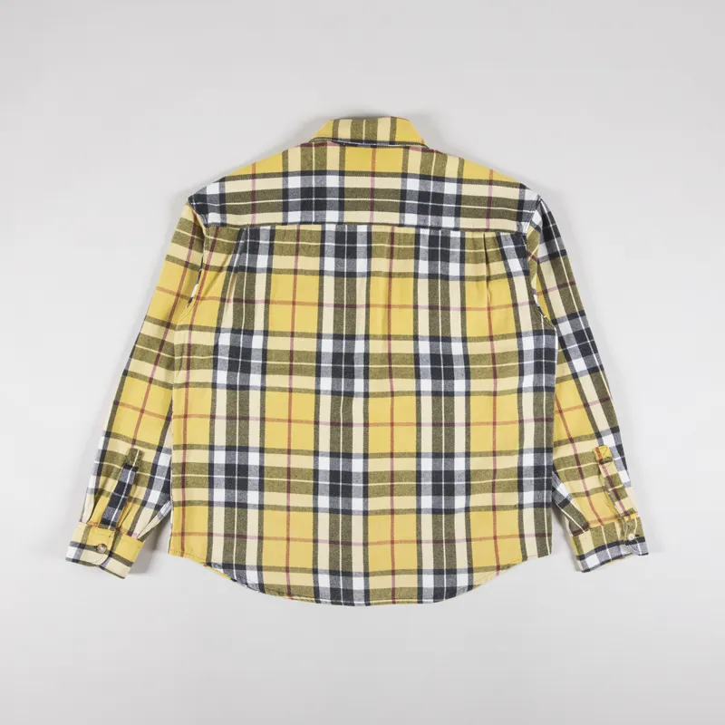 Deus Ex Machina Vacay Check Shirt Lemon-1