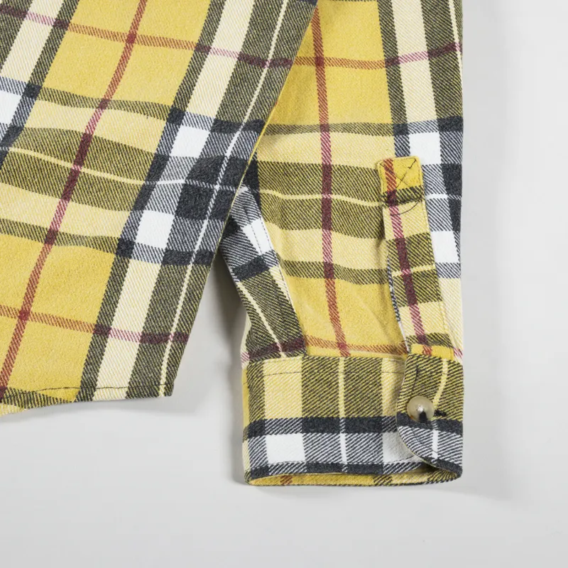 Deus Ex Machina Vacay Check Shirt Lemon-5