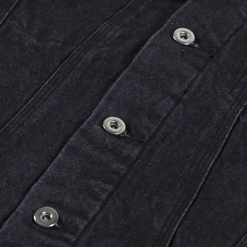 Deus Ex Machina Leon Trucker Jacket Washed Black-3