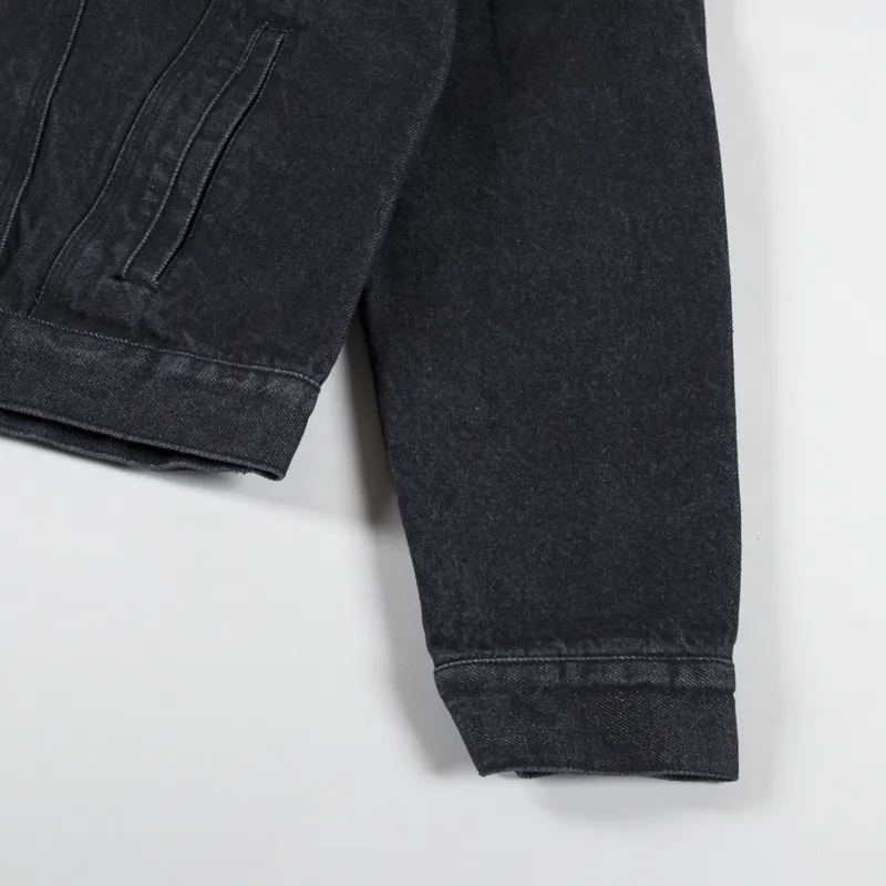 Deus Ex Machina Leon Trucker Jacket Washed Black-4