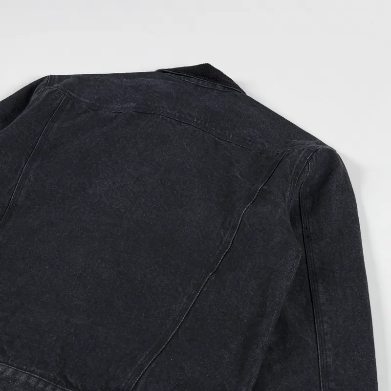 Deus Ex Machina Leon Trucker Jacket Washed Black-9