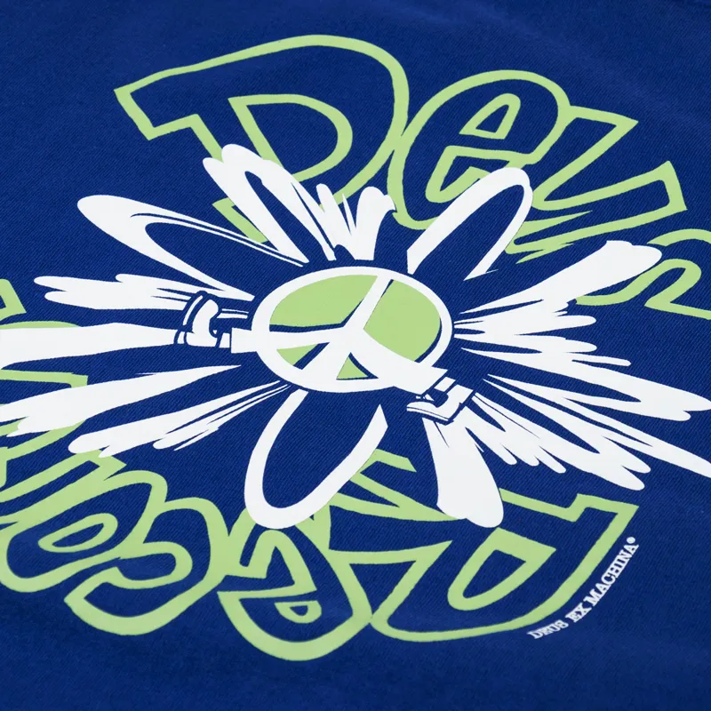 Deus Ex Machina Piece Of Scrap Long Sleeve T Shirt Blue-4