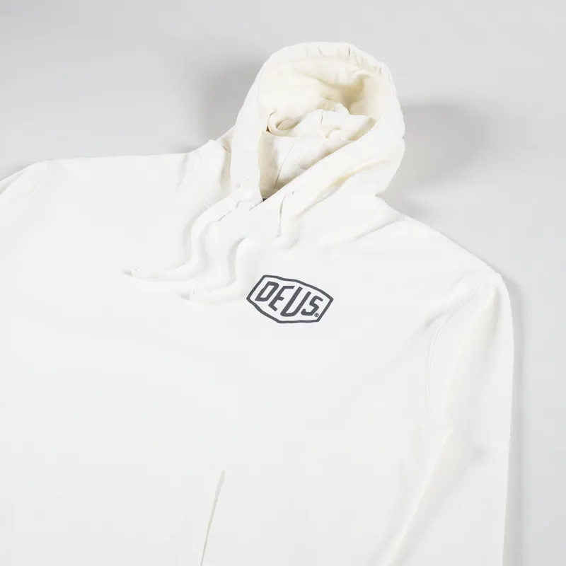 Deus Ex Machina Oversized Seoul Hoodie Vintage White-3
