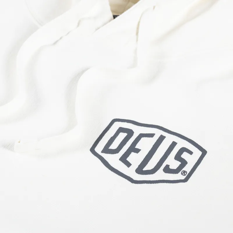Deus Ex Machina Oversized Seoul Hoodie Vintage White-5