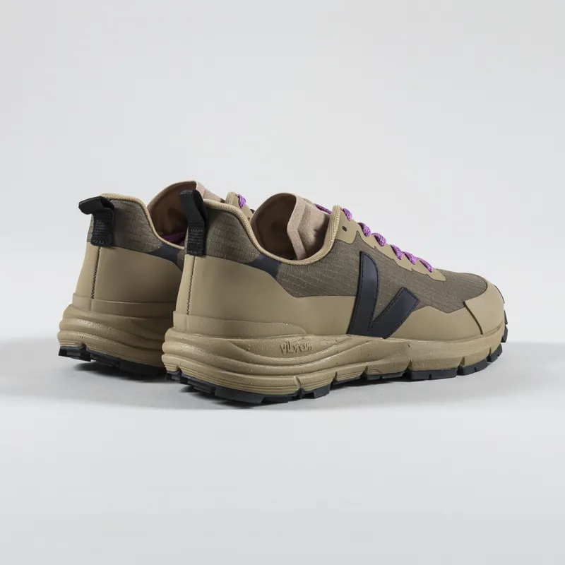 Veja Womens Dekkan Ripstop Shoes Kaki Black-1