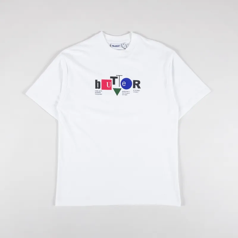 Butter Goods Design Co T Shirt White