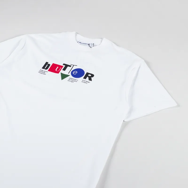 Butter Goods Design Co T Shirt White-1
