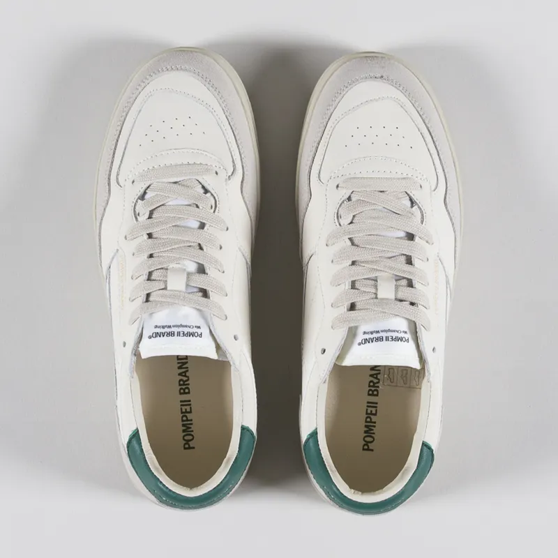 Pompeii Elan Leather Shoes Ecru Pine-4