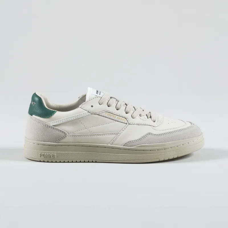 Pompeii Elan Leather Shoes Ecru Pine-2