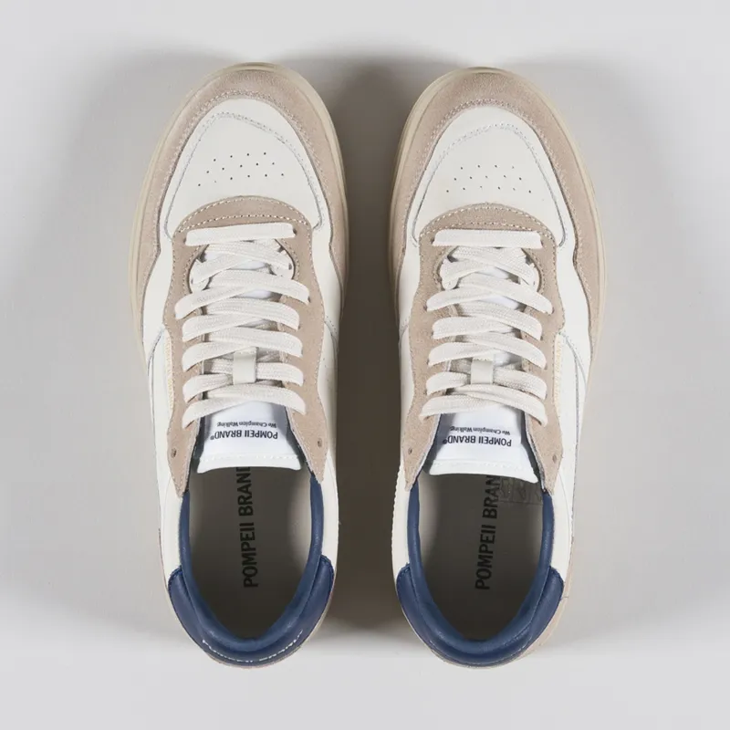 Pompeii Elan Leather Shoes Ecru Slate-4