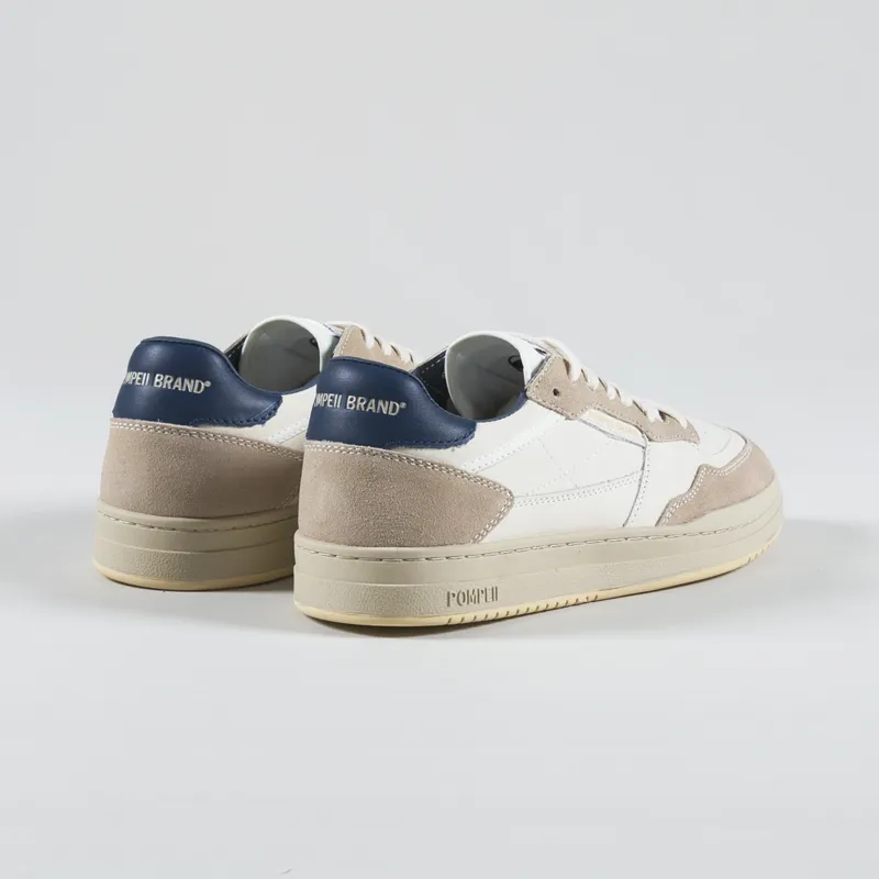 Pompeii Elan Leather Shoes Ecru Slate-1