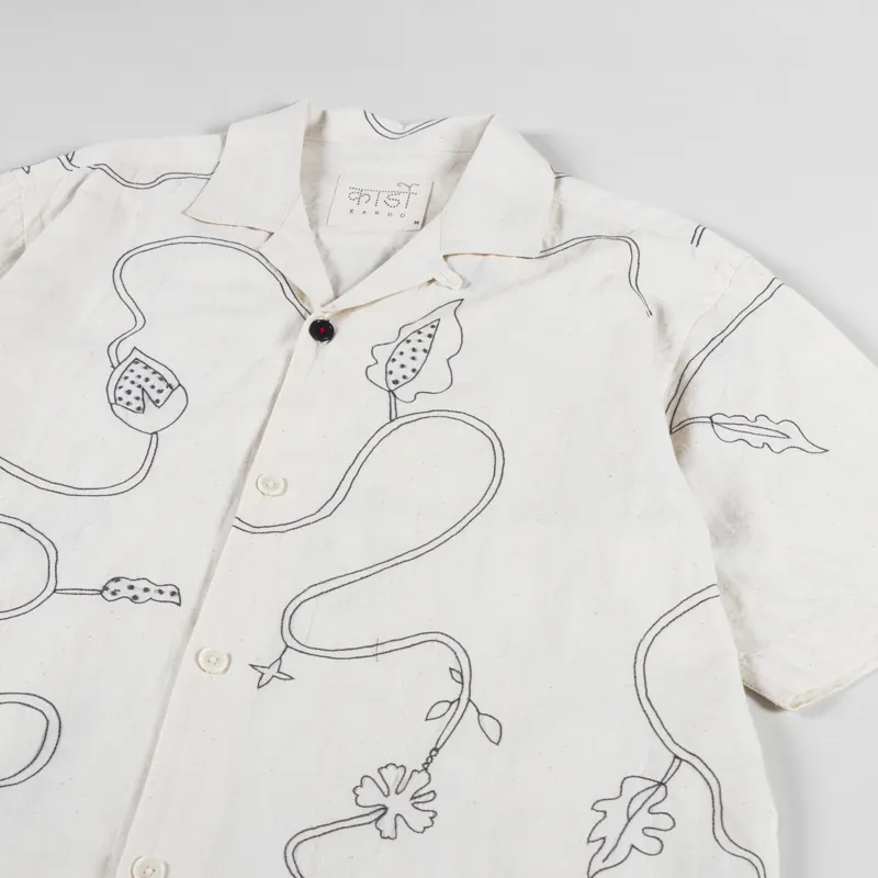 Kardo Ronen Embroidered Shirt Natural-1