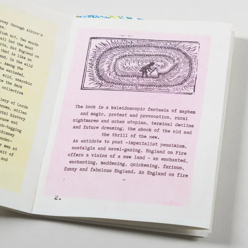 Working Class Heroes x England On Fire The Mowing Devil Regular Fit T Shirt Off White-10