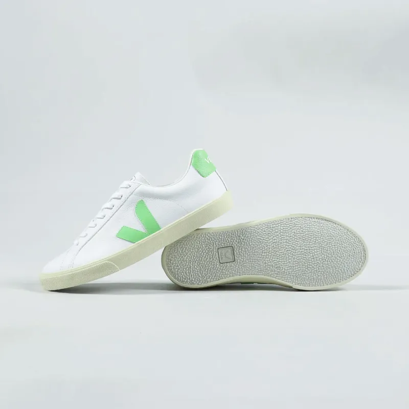Veja Esplar Logo Chromefree Shoes Extra White Absinthe Butter Sole-2