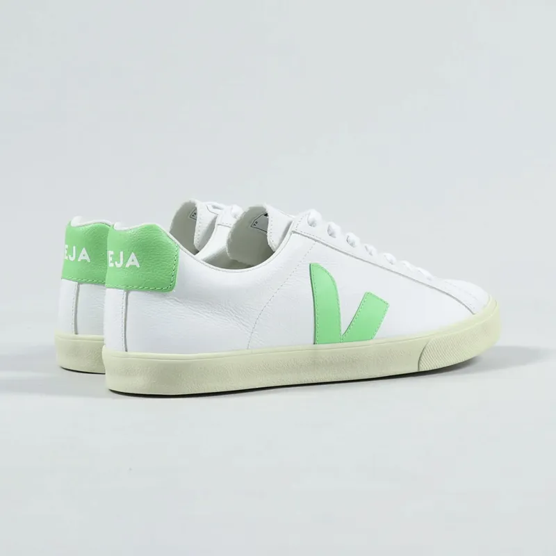Veja Esplar Logo Chromefree Shoes Extra White Absinthe Butter Sole-1