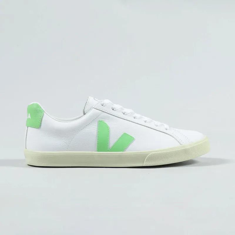 Veja Esplar Logo Chromefree Shoes Extra White Absinthe Butter Sole-3