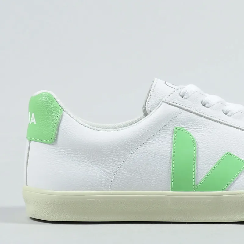 Veja Esplar Logo Chromefree Shoes Extra White Absinthe Butter Sole-4