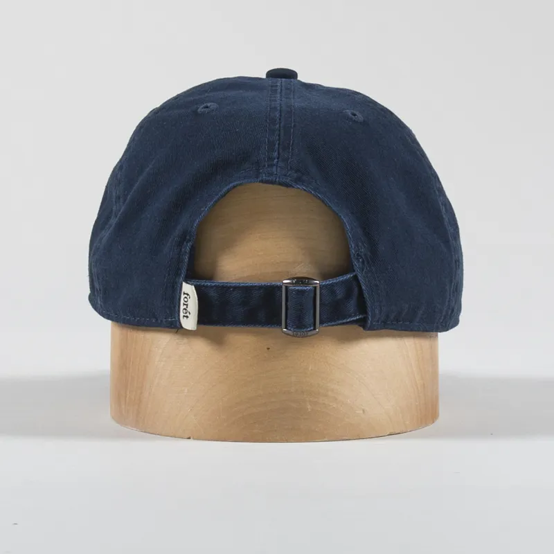 Foret Hawk Washed Cap Navy-3