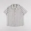 Foret Otter Seersucker Shirt Grey Stripe