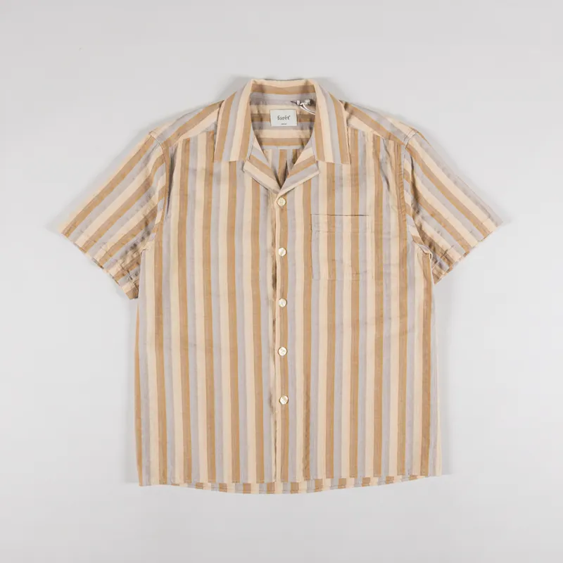 Foret Otter Seersucker Shirt Rubber Stripe