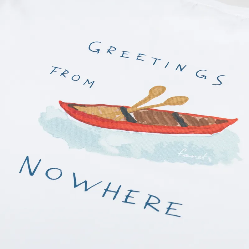 Foret Paddle T Shirt White-5