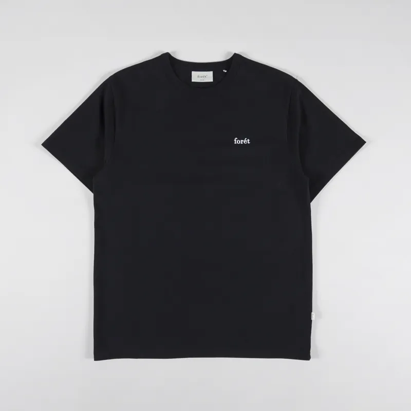 Foret Bass T Shirt Black