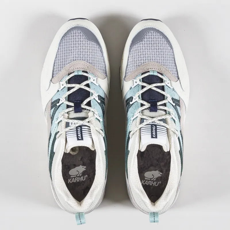 Karhu Fusion 2.0 Shoes Lily White Surf Spray-1