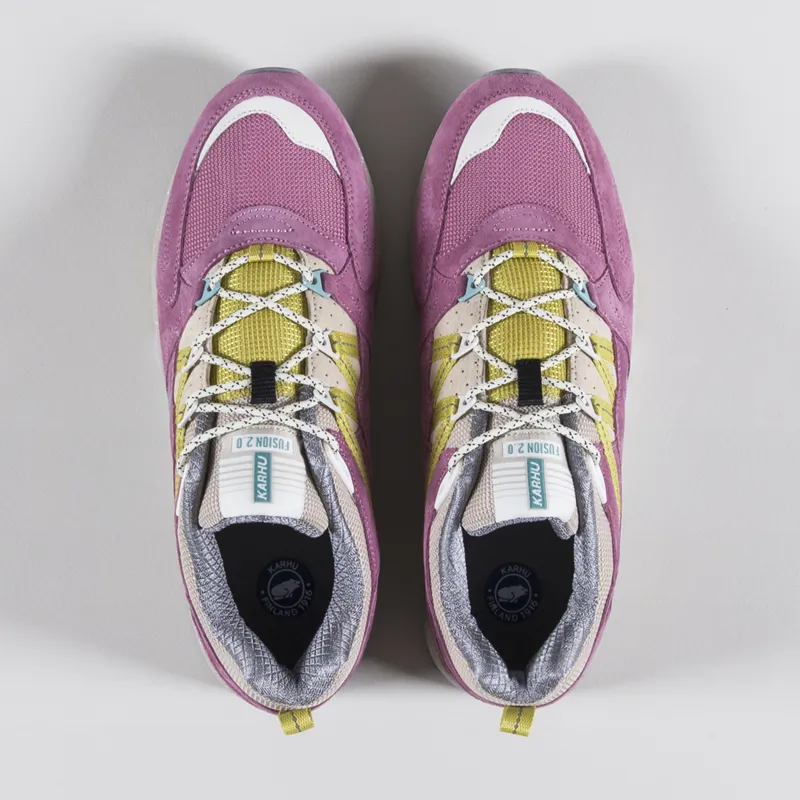 Karhu Fusion 2.0 Shoes Lilas Golden Green-4