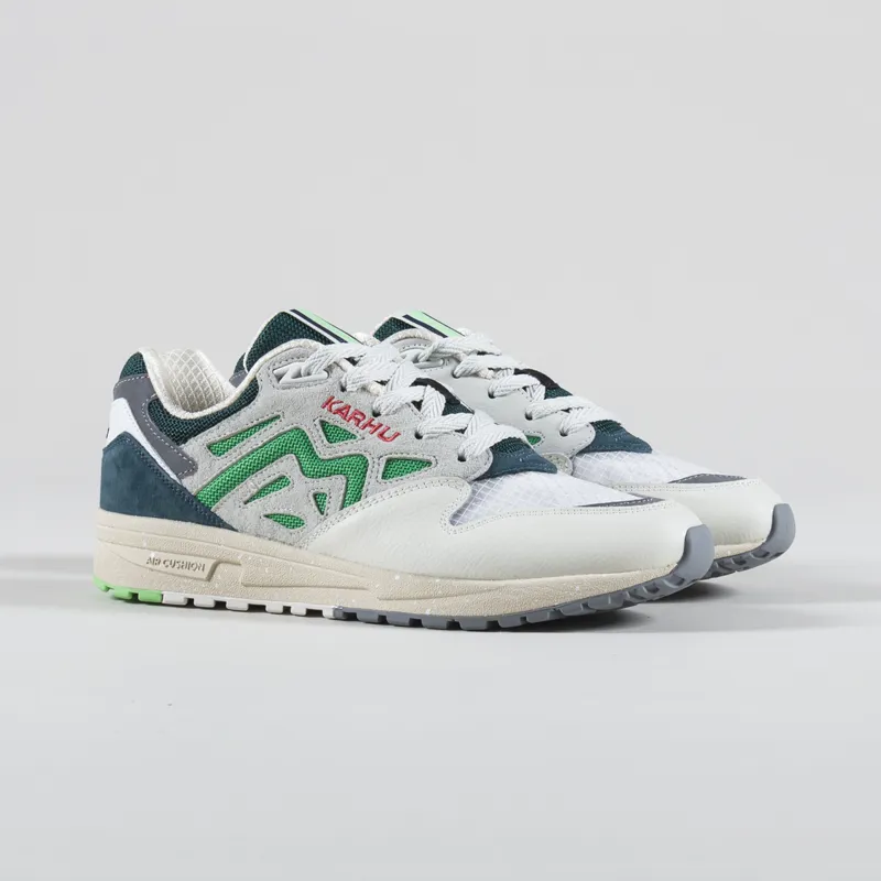 Karhu Legacy 96 Shoes Lily White Island Green