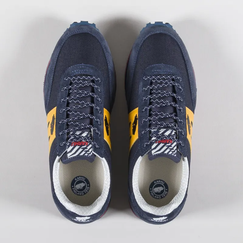 KARHU★ALBATROSS CONTROL★INDIA INK/GOLDEN YELLOW Karhu Mens Albatross Control Shoes TrainerIndia Ink Golden