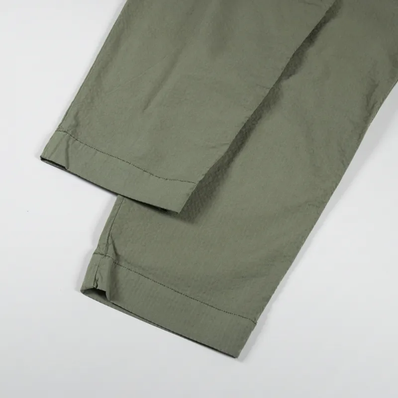 Folk Assembly Pant Olive Seersucker-6