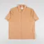 Folk Gabe Shirt Ochre Linen Grid