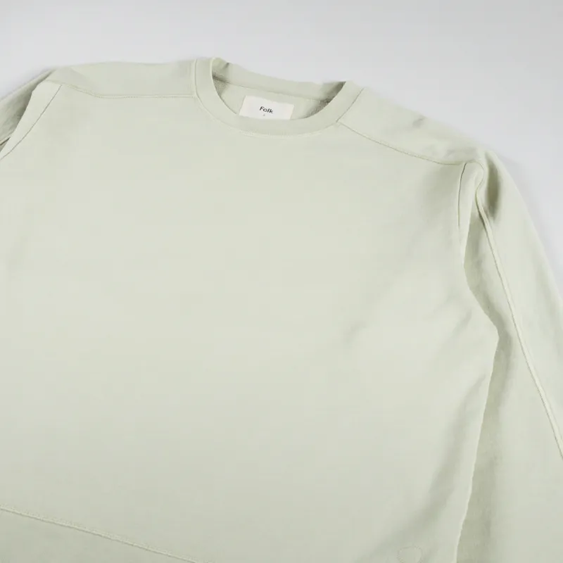 Folk Prism Sweat Light Olive-2