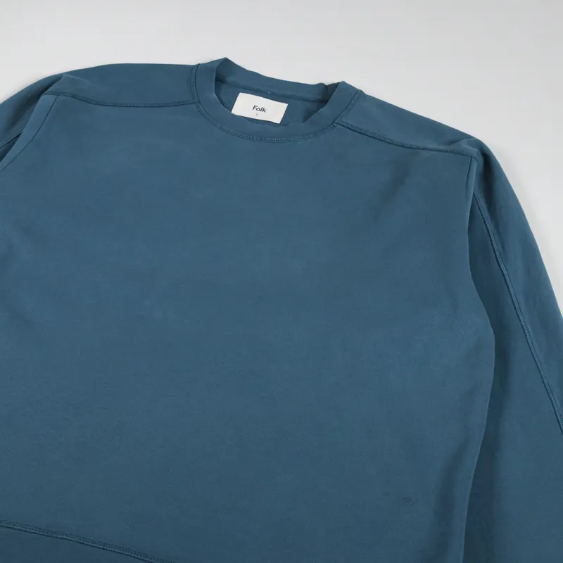 Folk Prism Sweat Ocean Blue-2