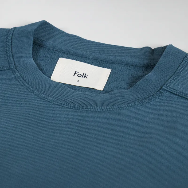 Folk Prism Sweat Ocean Blue-4