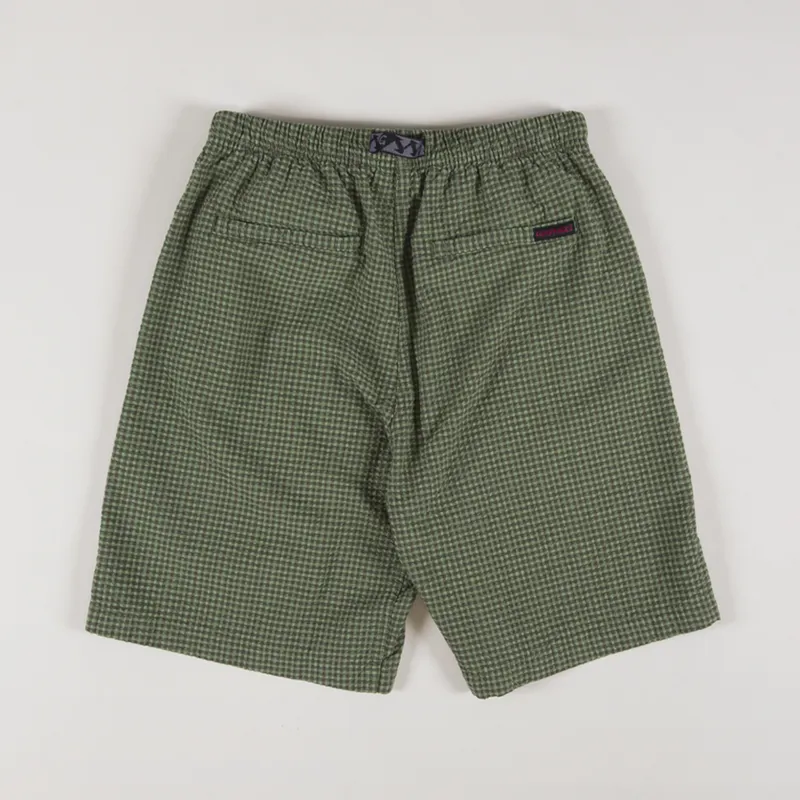 Gramicci OG Micro Plaid Seersucker G-Short Mint-1