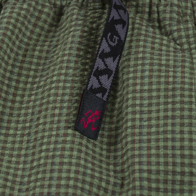 Gramicci OG Micro Plaid Seersucker G-Short Mint-5